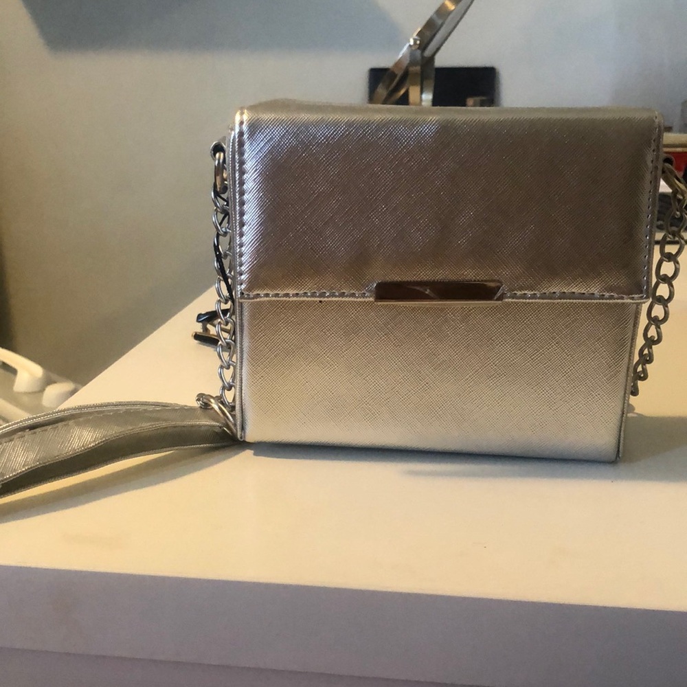 Silver Small Crossbody Bag